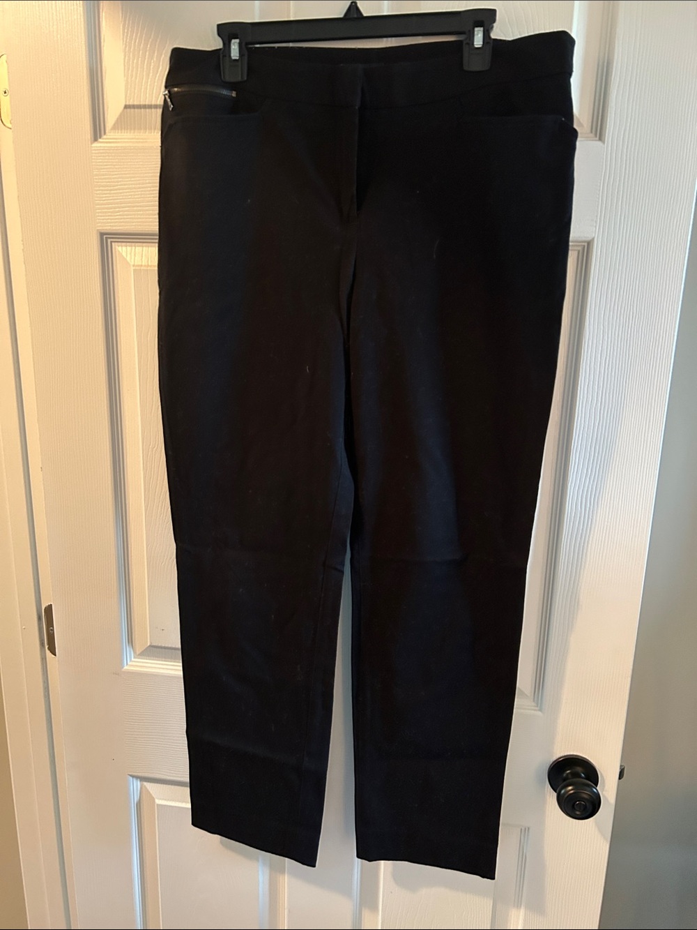 Jones New York Black Straight Leg Pants